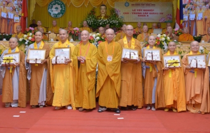 Lễ tốt nghiệp Cao – Trung cấp giảng sư khóa X (2019 – 2022) do Ban Hoằng pháp T.Ư tổ chức